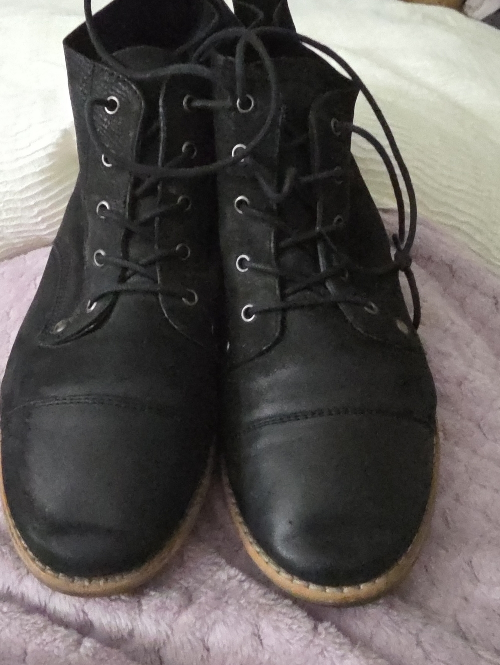 Diba Black Lace-Up Women's Ankle Boots Eli